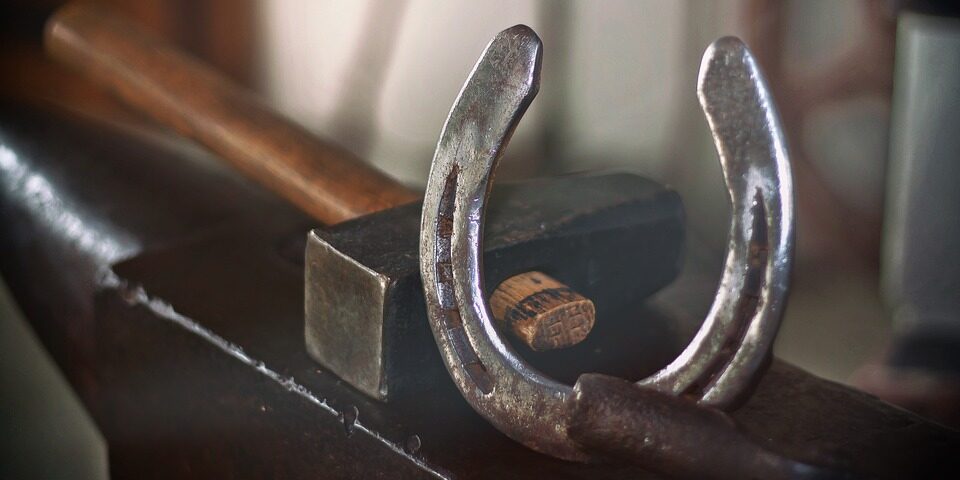 horseshoe beslaan paard